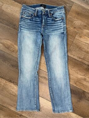 BKE Payton Bootcut Jeans 28x30 Distressed Medium Wash Mid Rise Stretch